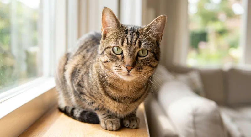 Tabby Cats cat showing typical coat color and features