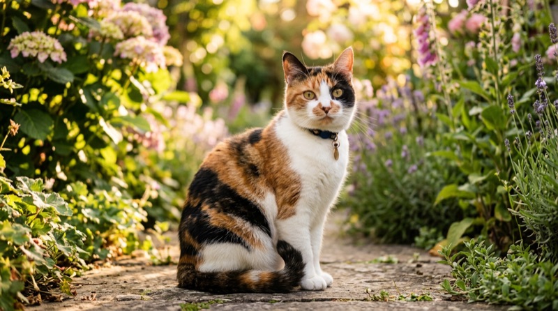 Calico Cat illustration