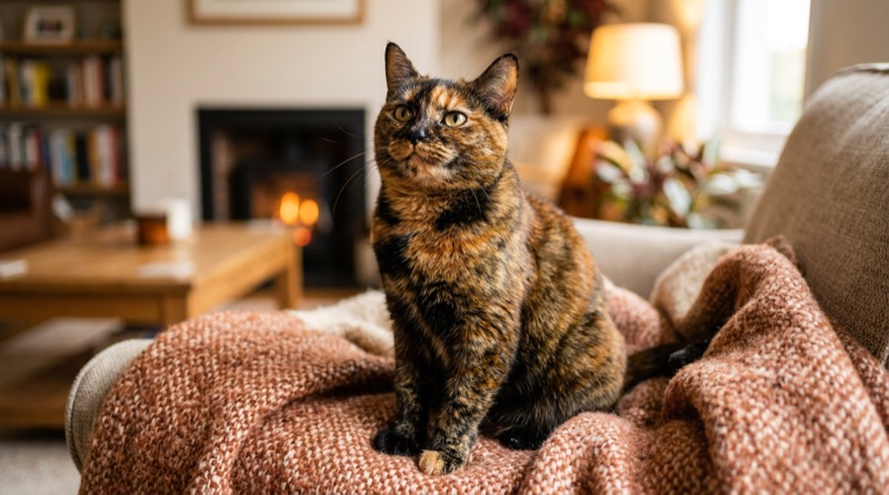 Tortoiseshell Cat illustration